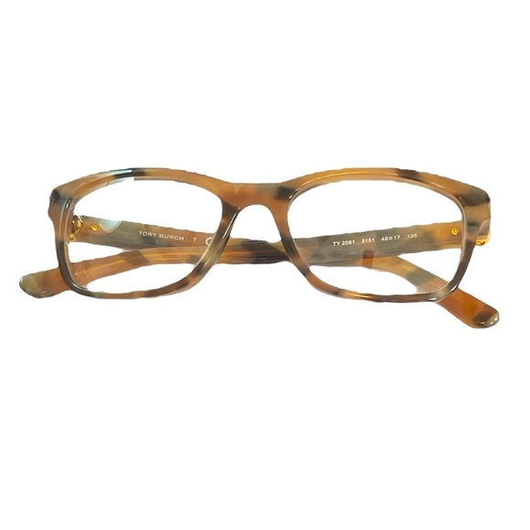 Tory Burch | Blush Granite Prescription Eyeglasses Frames - Picture 2 of 6